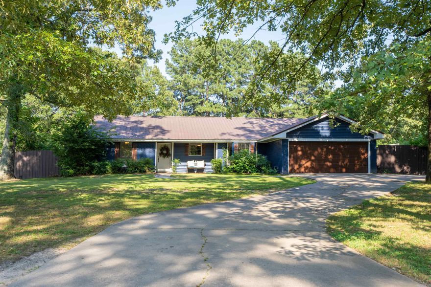 Just in time for Summer, Beautiful 3 bed 2 bath with ingroud pool and pool house. Updated flooring througout the home, beautiful wood beams, gas log fire place, spacious primary bedroom. Enjoy taking a dip in the pool or just have a relaxing evening in the back yard oasis.  Call for your showing today.