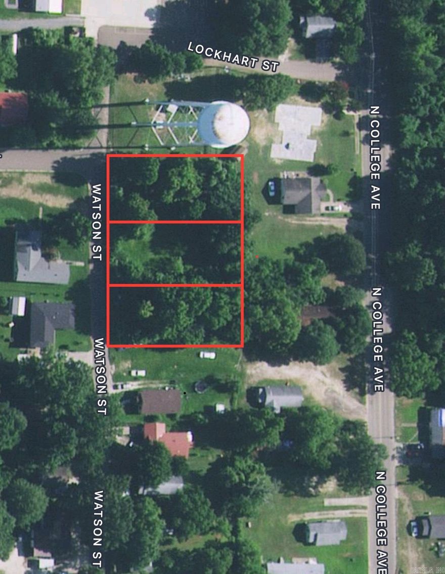 Three city lots, measuring 50*150 each, located in the Morning Star subdivision.  Has access to utilities.