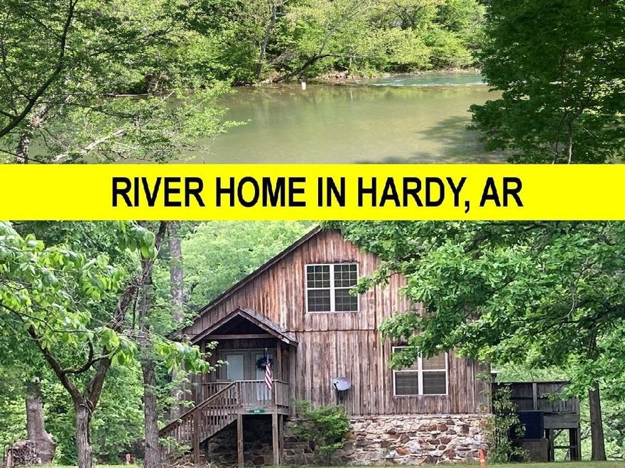 ENJOY THE OZARK WATERWAYS AT THE WATER'S EDGE AS IT WAS MEANT TO BE!!! Listen to the soothing falls sitting inside your 19'x12' m/l covered NEWLY screened-in deck! Test your BBQ skills on huge (28'x12' m/l) uncovered deck! Down below, closer to the water's edge, a deck with built-in seating all the way around! Easy access to the river from your own stone dock at the edge of the river. This property would be great for entertaining!! Coming inside you will find 4 Bedrooms, plus a HUGE LOFT for extra sleeping (great for family or guests) plus 3 full bathrooms. Open living rm/kitchen/dining rm with soaring vaulted ceilings & natural stone wood burning FIREPLACE. BIG WINDOWS overlook SOUTHFORK RIVER that allows for incredible views & lots of natural light. New vinyl plank floors throughout the main level makes this home easy cleaning. GRANITE counter tops in the kitchen with plenty of cabinets & counters pace for entertaining large families or guests. Upstairs you will find a 31'x13' loft with its own FULL Bathroom & separate central H&A. Unfinished basement has tons of storage for all your River toys. PARTIALLY FURNISHED! Would be a great Air B&B! Measurements per ARCountydata.