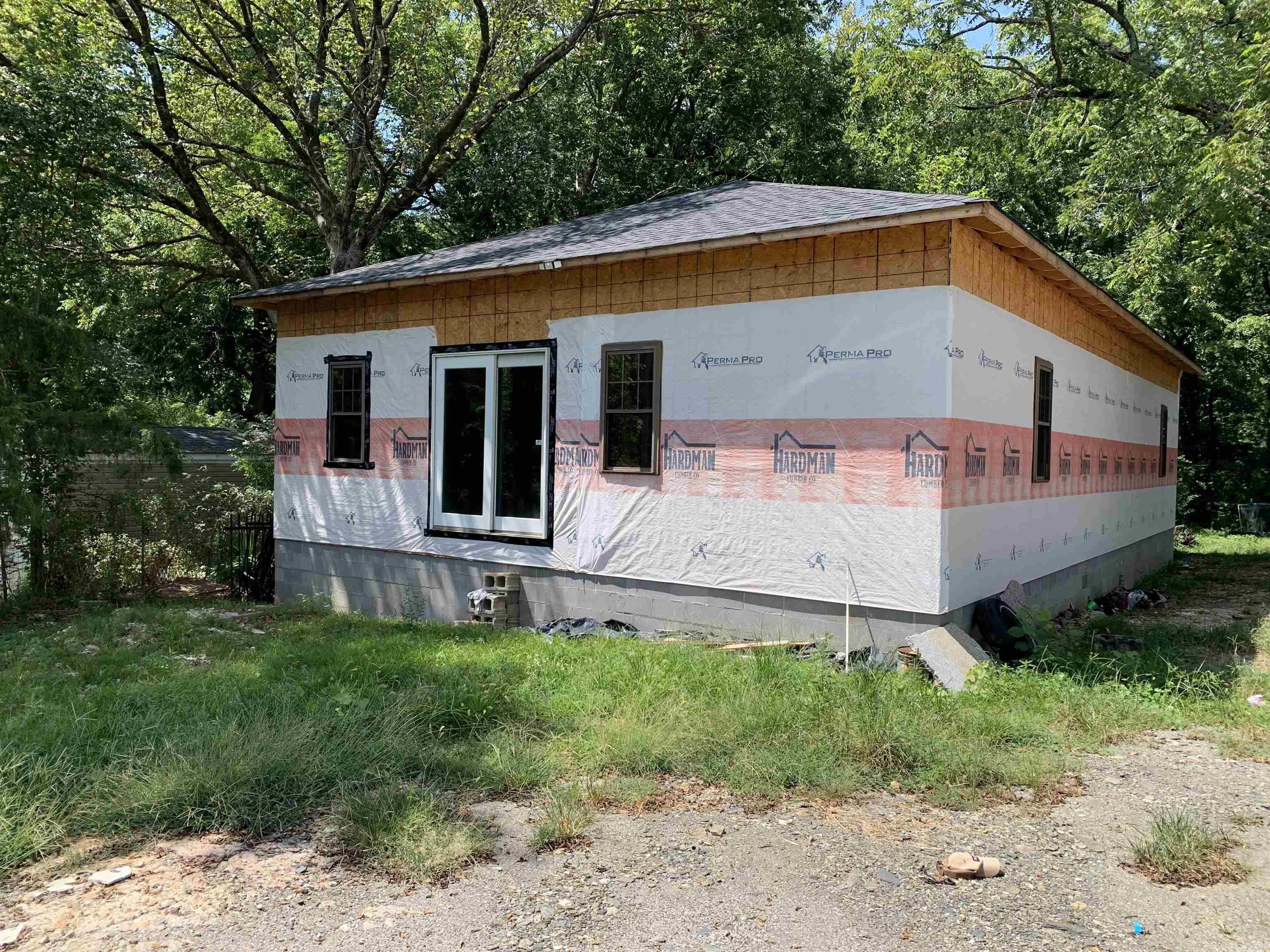 Check out this great Development opportunity! Property is half built and ready to be finished. Great location for a rental.