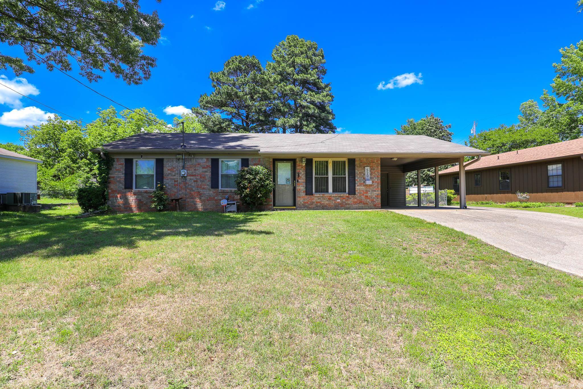 Charming Home in Benton! 3 Bedrooms 1 bath Brick and Vinyl siding. Updated windows and doors, roof aprox 5-6 yrs old. Updated laminate flooring. Just a very cute home with large fenced yard. 1 car carport with large storage room. Has extra parking space on the side. Close to Tinseltown theatre. (Under contract before listed)