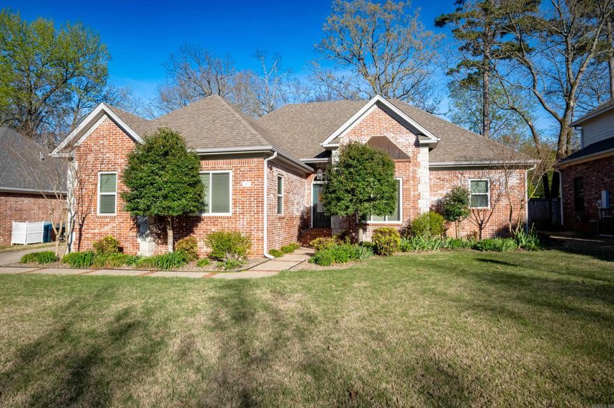 Come see this beautiful, one level home in West Little Rock! Upgraded kitchen with double ovens and a large pantry. Adjacent to the kitchen, is an office or craft room. Formal dining room complete with 2 built in hutches. Step into luxury with a heated and cooled sunroom spanning the length of the house. Spacious living room has a wood burning fireplace and wet bar. Enjoy the relaxing backyard with extensive landscaping. Updates include new heat pump, water heater and windows.