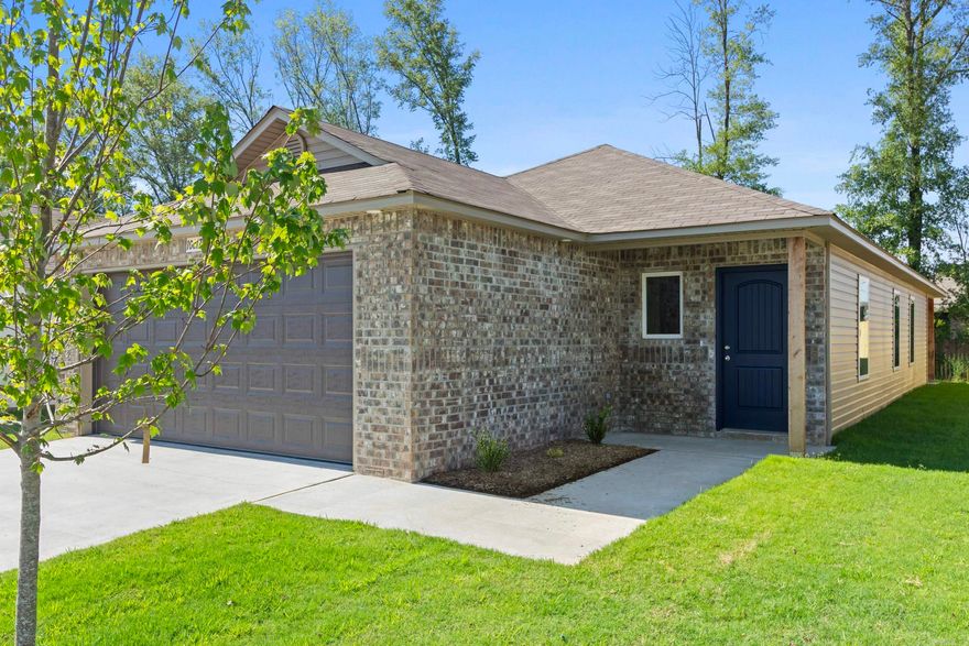 The Mitchell plan is a sweet plan that uses every square foot of space efficiently! This plan has a spacious Living Room and a built-in covered patio! Come tour it today!  Valuable upgrades in this home: plumbing faucet upgrade 2, 8" deep Kitchen sink, door bell, added cable jack, HVAC rigid duct upgrade, refrigerator cabinet, crown on Kitchen cabinets, flush laminate bar top in Kitchen, Luxury Vinyl Plank flooring in wet areas and Living Room and adjacent hallways, raised ceilings in Living Areas per municipal requirements, fiberglass exterior doors, Cheyenne style doors, baseboards level 2, 25in. wide attic stairs, LED disk lights in Kitchen, full sod, stainless steel appliance package.    *** AGENTS, PLEASE SEE AGENT REMARKS OR SHOWING REMARKS FOR VERY IMPORTANT INFORMATION. ***  THIS HOME IS SCHEDULED TO BE COMPLETE IN MID JUNE.