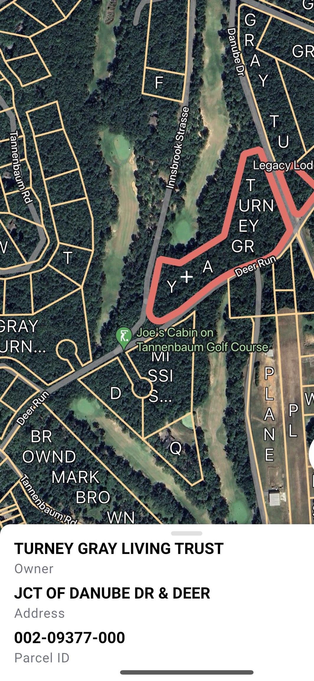 Lot 329 in Tannenbaum Subdivision is located on the corner of Danube Rd. & Deer Run Circle. Annual dues only $500 per year & you have access to the TPOA Park with Picnic Pavilion, outdoor stone fireplace, grills, Pickle Ball Court, & Tennis Courts. Tannenbaum Golf Course is also close by (dues do not cover playing the course)