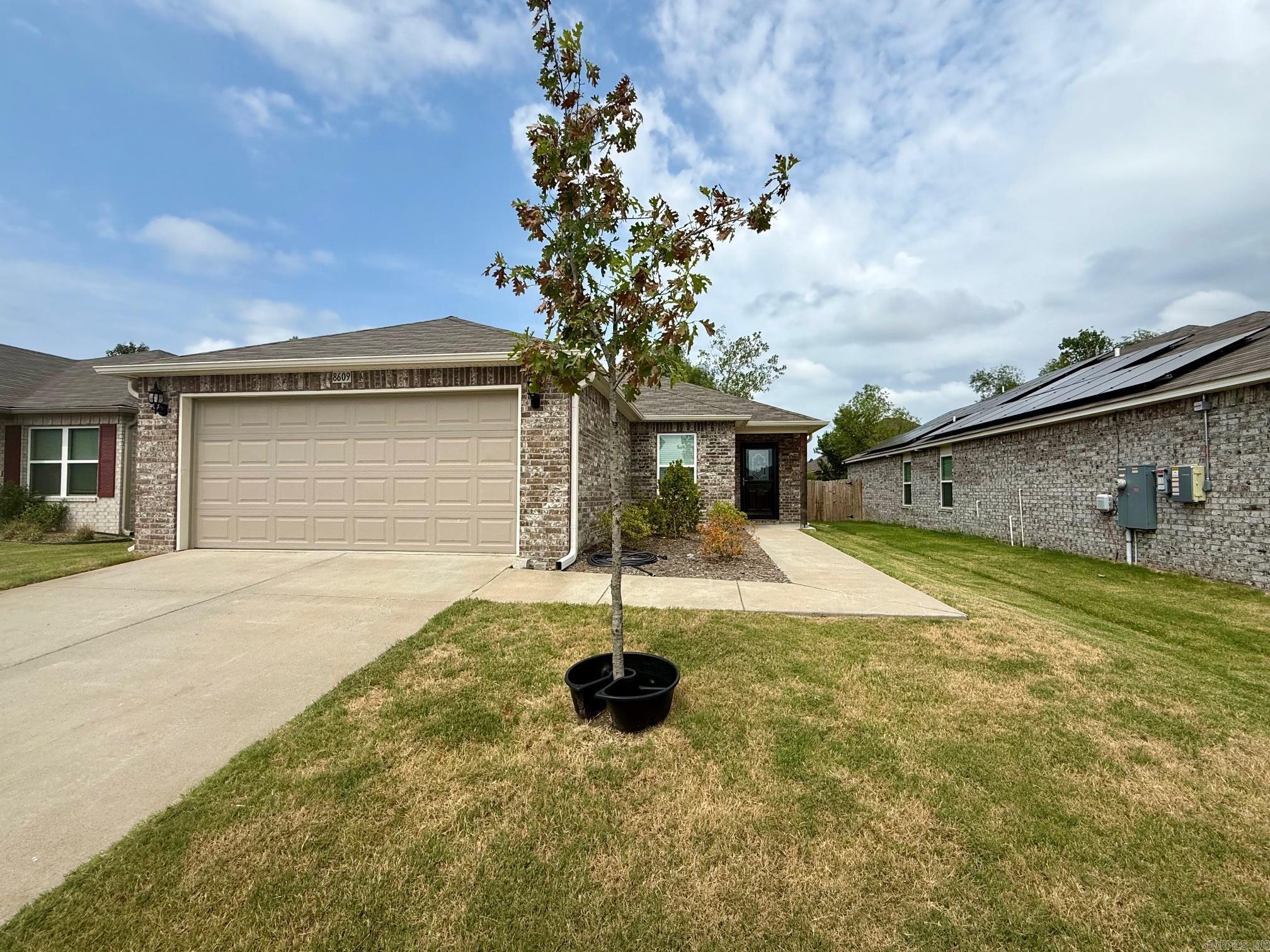 New Construction Rental! Come see this brand-new patio home that is move in ready. Home has 3 bedrooms, 2 baths, 2 car garage, washer and dryer for your use as well as a refrigerator. All appliances are new.