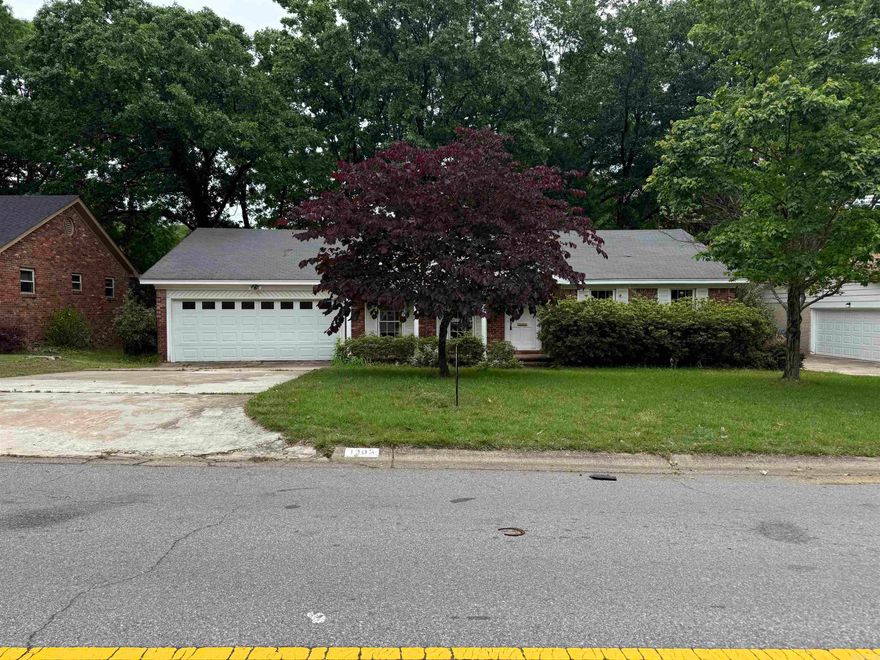 Investors dream or a little sweat equity.  This is your chance.  4 bedroom, 2 and a half baths.  Formal Den/Dining combo, eat in kitchen, Den has French doors leading out to a large wood deck.  Den has a brick gas fireplace. Original hardwood floors throughout most of the home! Call me for your tour today.