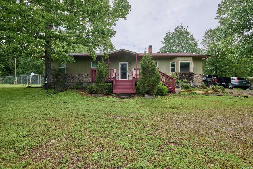 Discover serenity in this spacious four-bedroom, three bedroom haven nestled within the coveted Cutter Morning School District.  Set Upon 1.60 ACRES AND Conveniently located just outside of Town.  Step into the heart of the home, where gleaming granite countertops adorn the kitchen, inviting the Chef of the home.  Adjacent, a cozy eat in area beckons for the family to gather.  Venture outside to the back porch, where enchanting outdoor fireplace awaits, creating the perfect evening retreat.  The large back yard comes equipped with a new playset that every child would love.  Completing the back yard is a storage shed for everyone's hobbies to be obtained.  Welcome home to a lifestyle of comfort, convenience and charm.