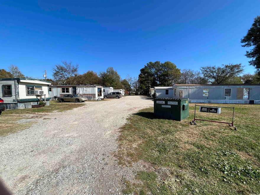 10 spaces 8 park own homes gross annual rent on 8 park owned homes $36,300.00 actual NOI $26,047.58. Owner operator. All titles in hand. 2 vacant pads could be rented or Park owned homes could be put in place. City water and Sewer one 1 meter. Tenants pay all other utilities. 102 Ash has 3 tenant owned homes and 1 vacant pad