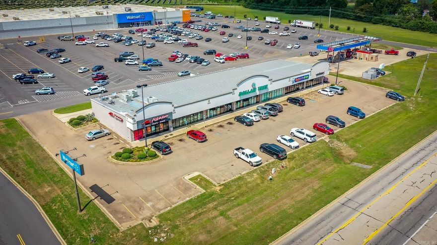 Positioned directly in front of Walmart Supercenter, this fully leased retail center in Nashville, Arkansas, delivers instant credibility, high traffic exposure, and consistent cash flow. Anchored by national and regional tenants with proven performance, this property is a turn-key investment opportunity in the heart of Howard County’s thriving retail corridor.  • 100% Occupied – Four strong, nationally recognized tenants  • Proven NOI Stability – $468K in forecasted lease income over the next three years  • Prime Location – Direct Walmart exposure with cross-shopping synergy and top traffic counts  • Future Upside – Multiple renewal options in place and potential rent escalations  • Low Management Demand – Long-term tenants with established operational history  This is a rare chance to own one of Nashville’s most visible and income-producing retail centers—perfect for investors seeking stable returns with growth potential in a strong small-market economy.