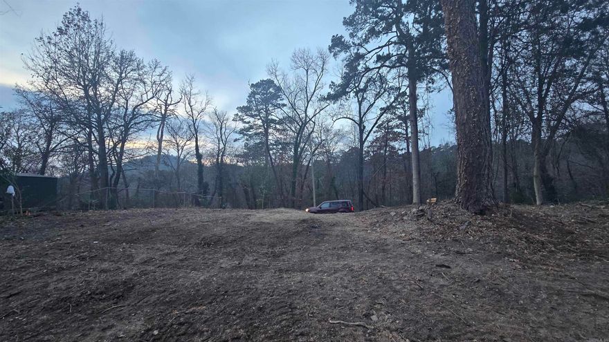 Perfect in-town building opportunity! This .21-acre lot in the city of Hot Springs is located just off Park Avenue, nestled between two existing homes. Sitting high above the street, the property offers great views from both the front and back. City water and sewer are available at the street, and the lot has been recently cleared, making it nearly ready for your new home with minimal prep needed. A rare find in a convenient and desirable location!