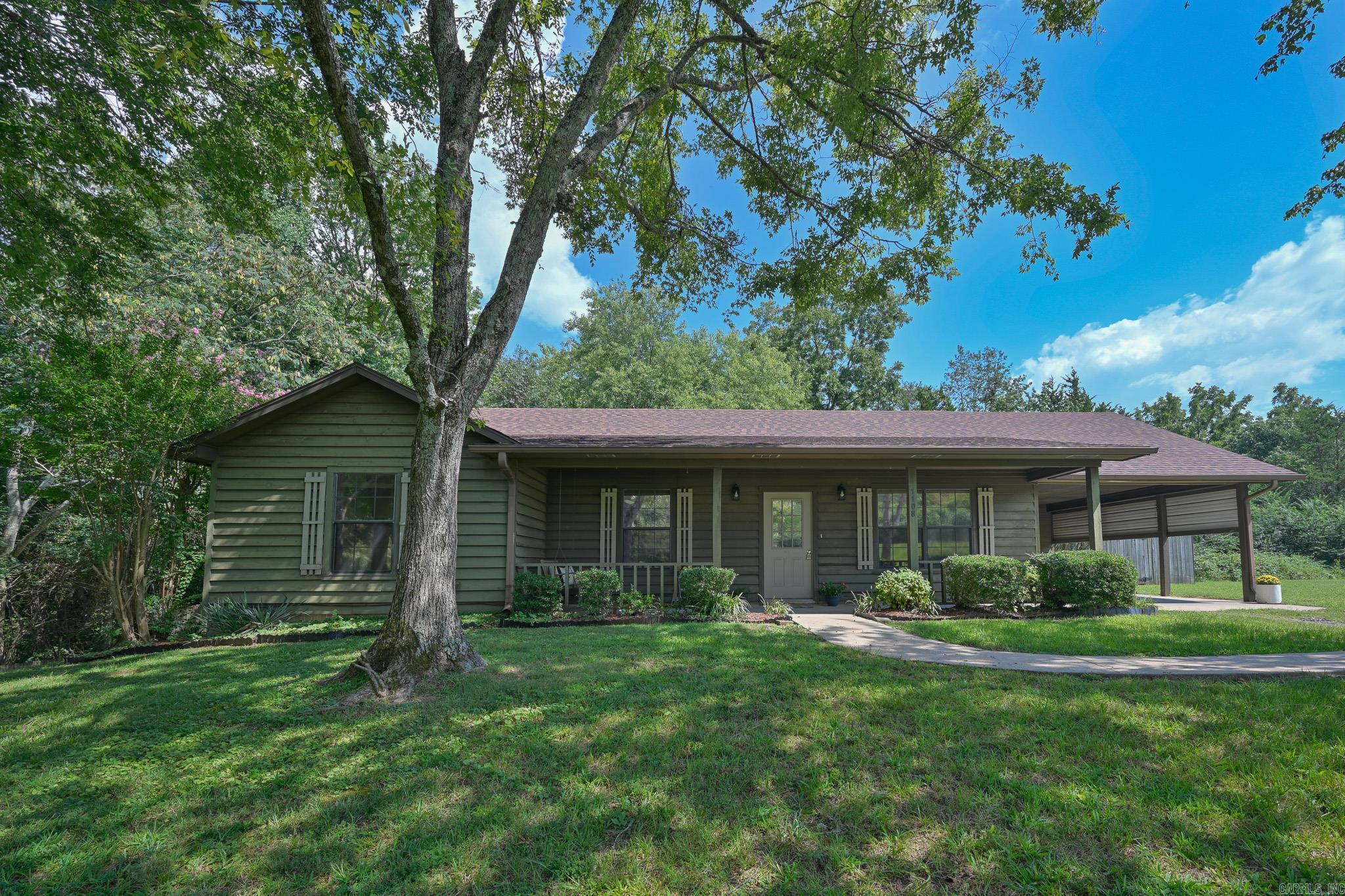This Charming Turn Key Home has 3 bedrooms/ 2 baths and sits on almost a full acre of Land (0.96)! This Home has been freshly painted and is Ready To Move In! New Roof in 2023! New Back Deck August 2025! New Dishwasher 2025! New Stove 2023! New Range Hood 2025! All Electrical outlets and switches have been replaced! The Back Yard is very private and has a privacy fence with a storage building that has an A/C unit! Lots of Room with this Property to build a Shop or add Parking for your RV, Boat or just an extra Auto! Really nice Property!
