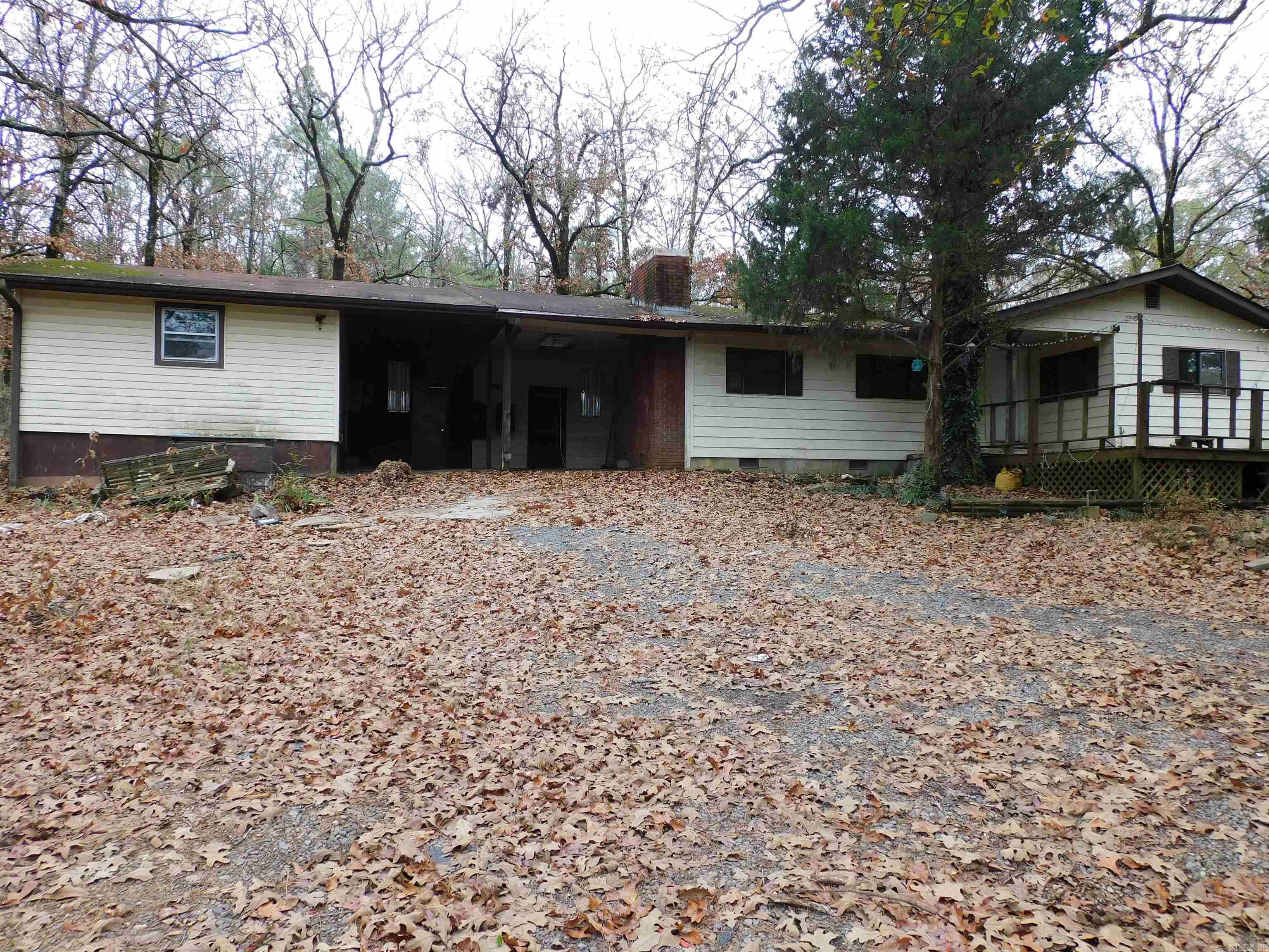 REO property sold as-is where-is with no repairs to be done.  Lots  of potential here to make a secluded quaint homeplace!  Don't miss this opportunity.