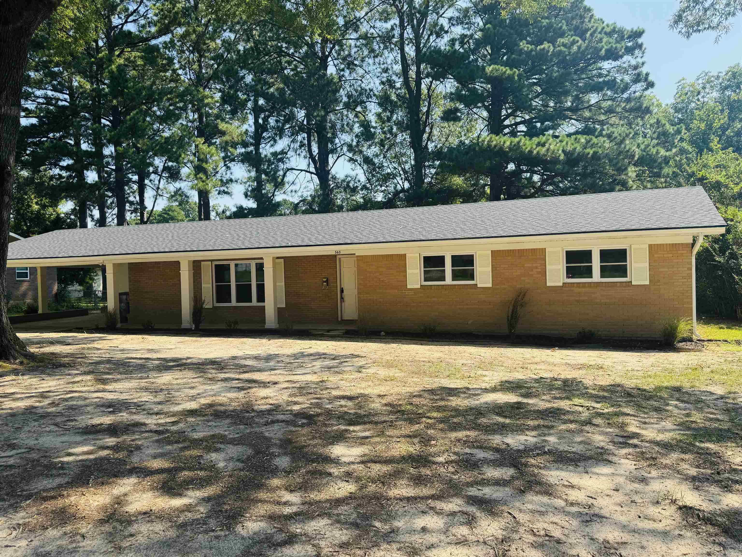 Remodeled cozy home in a centrally located subdivision. Granite counter tops, stainless appliances, all new vinyl flooring, new paint, double vanities in both bathrooms, updated windows.