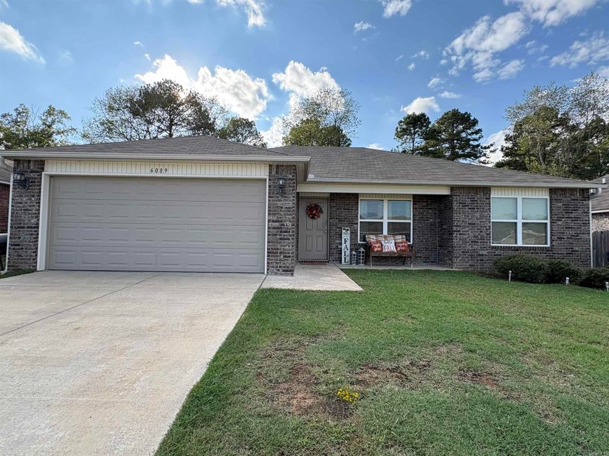Welcome to this stunning 3-bedroom, 2 bathroom home located in the desirable Meadows Edge subdivision of Alexander. Built in 2019, this home blends modern design with everyday comfort, making it perfect for families, professionals, or first-time home buyers.  Step inside and you'll be greeted by an open-concept floor plan with vaulted ceilings that the living area with natural light. Throughout you will find durable vinyl plank flooring all areas of the home.   You'll love this home because it modern, move-in ready with stylish finishes. The neighborhood is welcoming-all at an affordable price.  This home won't last long, so schedule your showing today.