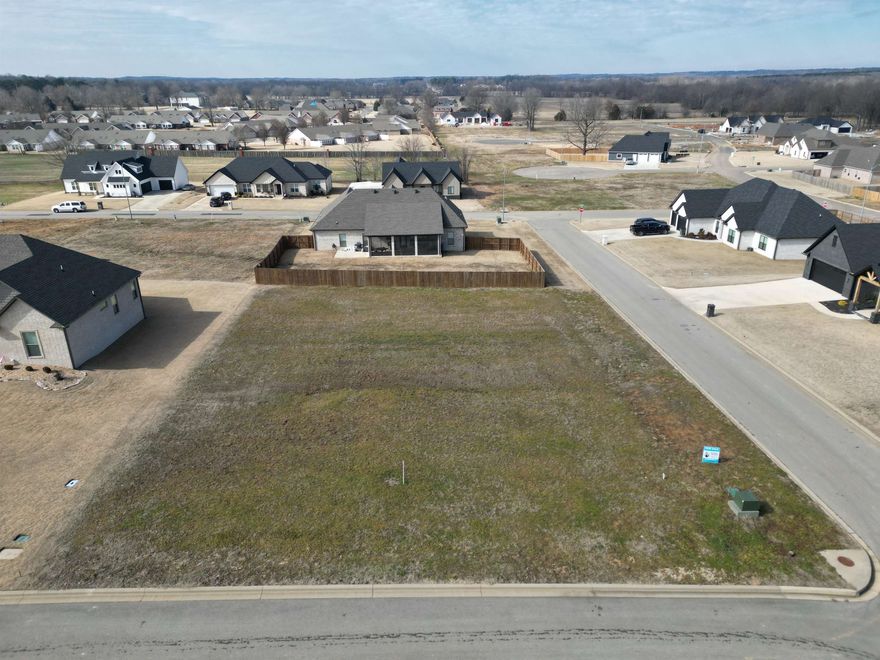 A great opportunity to own a large corner lot in Silo Ridge Sub. off Pruetts Chapel Rd across from the Paragould Country Club Golf Course. This lot is waiting for a new build and has frontage access on Dickinson St. or S 29th St. Plenty of room to make this your side entry garage plan or even have a detached garage on the side. Let us help you buy this lot for your dream home new construction today. 108X129 m/l lot size. please see restrictions on associated docs. All city utilities on site