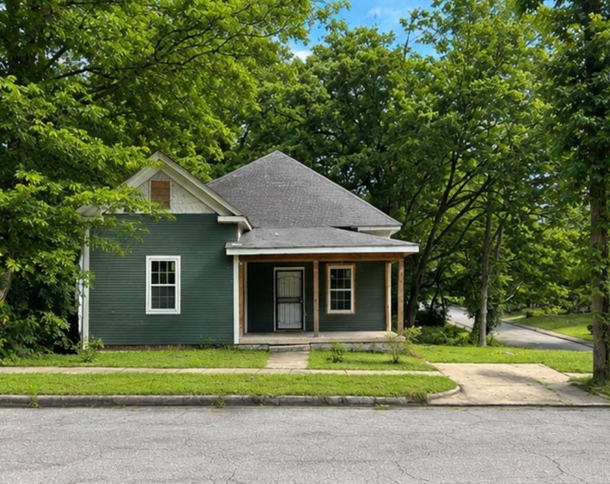Investor Special in the Heart of SoMa/Pettaway District! Located just minutes from downtown Little Rock with quick access to I-630 and I-30, this 3-bedroom, 2-bath home offers 1,612 square feet and a tremendous opportunity to complete a major renovation project. Significant improvements have already been completed, including structural updates, foundation improvements, major system upgrades, new windows, and extensive renovation work throughout the property. A new condenser will also convey with the sale. Additional materials included are upstairs windows not yet installed and custom-made wood siding matching the front exterior.  Remaining work includes installation of a stair railing, finishing the upstairs space, and construction of a deck that will also provide support for the upstairs area prior to framing inspection. Excellent opportunity for investors, builders, or renovators looking to add value in one of Little Rock’s most desirable and rapidly growing neighborhoods. Sold as-is.