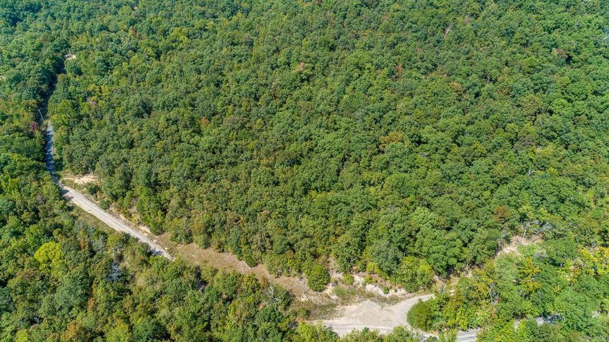 11 acres of good wooded land not far from Mena. Nice building sites and great view when you clear some trees. Electric available. Only