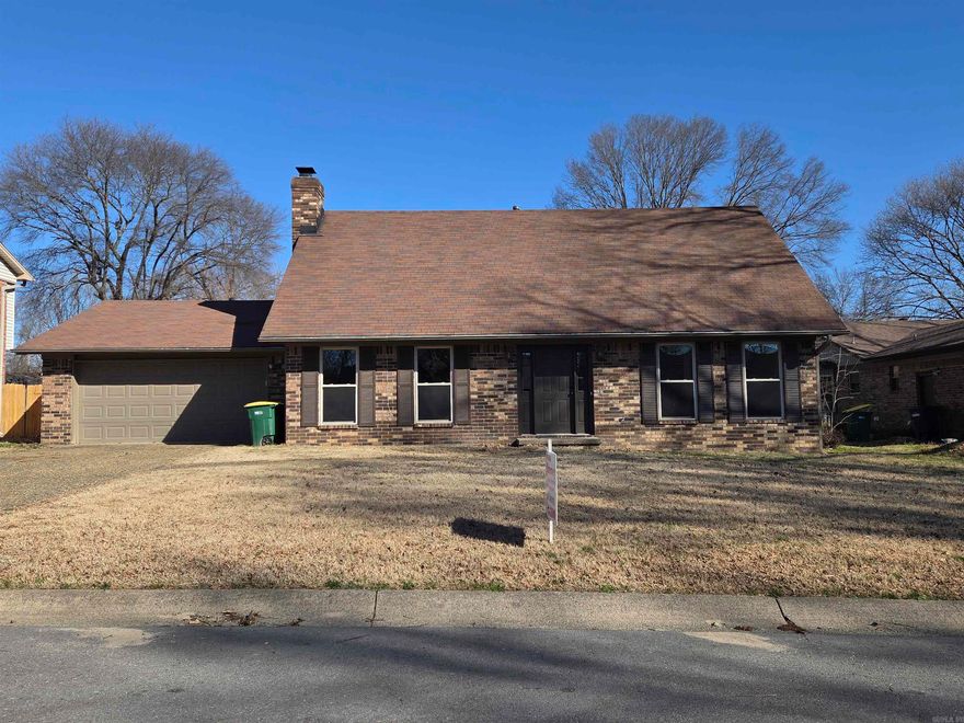 This 3-bedroom 2.5-bathroom home was completely updated 2021 with new kitchen, LVP flooring, paint, fixtures, and countertops throughout, as well as new HVAC. This home offers 2 large living areas, one of which has a cozy fireplace. Other amenities include a formal dining room, eat-in kitchen, walk-in closets, a large, covered patio, fully fenced backyard, and an outdoor storage shed. All bedrooms are upstairs with the privacy of a split floor plan. There's even a laundry chute. Enjoy the convenience that all of Sherwood has to offer. You are minutes from shopping, schools, hospitals, restaurants, and recreation areas. This home is a must see.