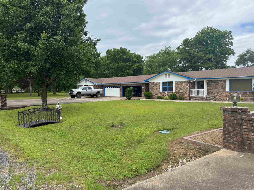 WATER FRONT HOME! Situated on a stunning 1.52 acre lot, this extraordinary 4 bedroom, + Large office, 5 Bath home offers the perfect blend of  luxury, comfort, and breathtaking views. Whether you're an avid car enthusiast with a 4 1/2 car attached garage or craving tranquility, this home is a true masterpiece. Enjoy direct access to tranquil waters from your backyard, where you can enjoy stunning views over the water, a gourmet  Chef's Kitchen featuring  top-of-the line appliances and lots of cabinetry. EVERTHING in the house stays in this fully furnished home, plus all the tools in the garage at the same unbeatable price.  Seller moving across county wants to start over.