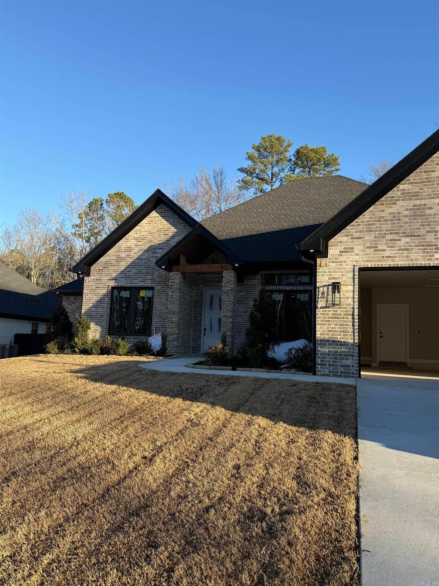 Enjoy water views and privacy in the tucked back new area of Hurricane Lake Estates. This home backs up to wooded area. Split floor plan with a dedicated office in addition to 4 good sized bedrooms. Lots of storage space. Quality you expect from Homes by Hesley.