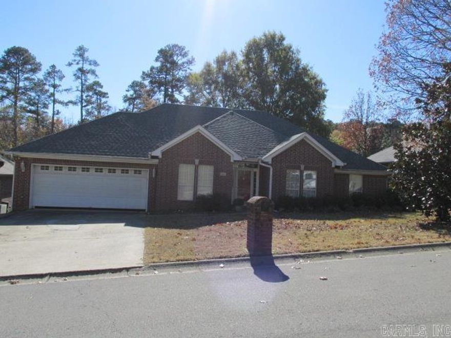 Beautiful 1 level, well maintain low maintanance all brick Home in the Pebble Beach Eststes Subdivision of West Little Rock.  Home features 4 Bedroom (master suite seperate) 2.5 bath with a formal dinning area and a large laundry room.  Large great room with fireplace. New kitchen applances were instaled on 11/16/2023, stove, microwave and dishwasher.  Heat and AC new as of approx. June (2023) this year.  Roof is approx 9 years old.  The back yard is fenced, the deck is fairly new and is covered for all weather entertainmaent.  2 car garage with work area.  Must See.  Sq. Ft. approx. measuring is encouraged.