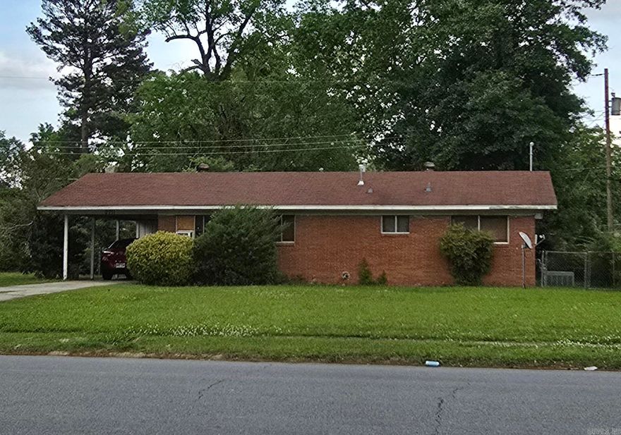 Great investment opportunity for investor or for a first time homebuyers.Home has 3 bedrooms and 1 bath with .37 acres of land.Occupied by tenant so 24-hour notice is needed to show.Selling as-is,no disclosures on property.
