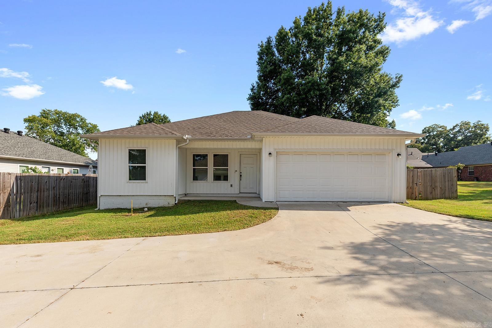 If youāve been waiting for the right opportunity, this is it. 15 Woodhaven offers 3 spacious bedrooms, 2 full baths, and an open-concept layout with stylish LVP flooring throughout. Built in 2021, itās practically new and low maintenanceāideal for first-time homeowners or investors seeking a reliable rental. Located near Little Rock AFB, shopping centers, and major highways, this home is positioned for both lifestyle and value. Call now for your private showing.