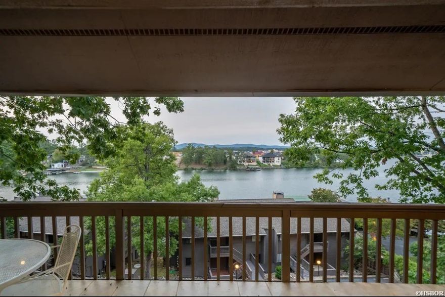 Newly remodeled 2BR/2BA condo on Lake Hamilton. Entry-level unit with no steps! All furniture, furnishings and contents convey to the new buyer.  The condo has a beautiful wood burning fireplace and an expansive balcony overlooking the lake.  The condo also has a strong track record as a short term rental with very good reviews on Airbnb! Local management in place.  Located in the gated community of South Shore with amenities that include a swimming pool, hot tub and tennis court(s).