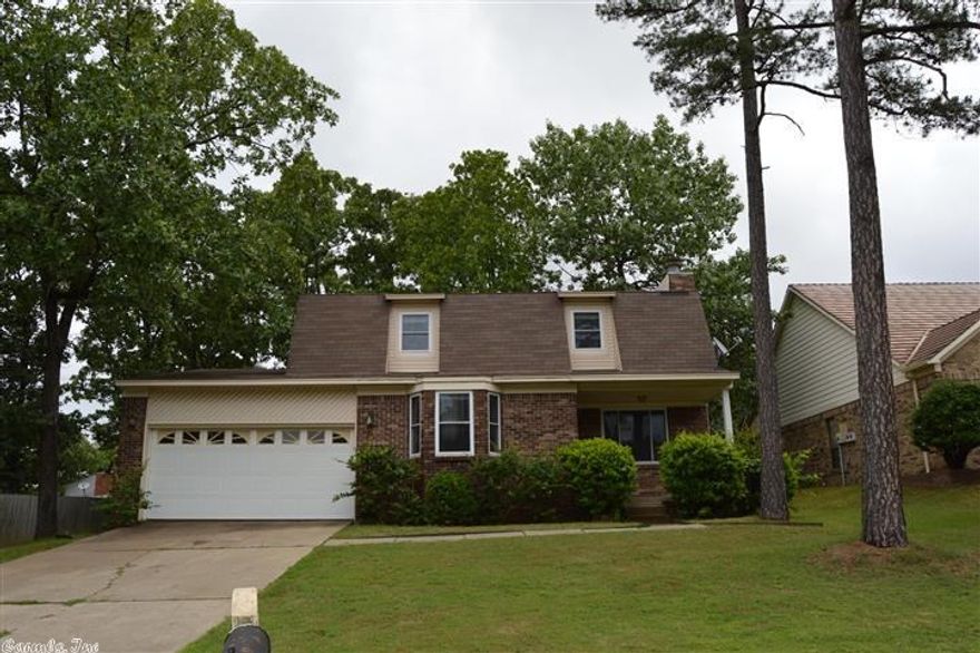 Wonderful two story home  located in Diamond Point subdivision. Three bedrooms and one bath upstairs and master bedroom and bath on main level. Living room has cozy brick fireplace which will help with the utility bills. Nice shade trees and much more. Call today to view the property.