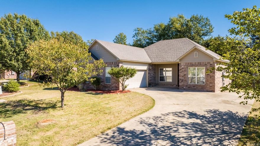 Charming 3 bed/2 bath with split floor plan. Home features vaulted living room ceilings and wood burning fireplace. The back yard features a pergola for outdoor entertaining and backs up to woods. Pets allowed upon approval and fees. No smoking/vaping. **Option for lawncare included at additional $100 per month** Application/Background Check/Rental Verification and Security Deposit required.