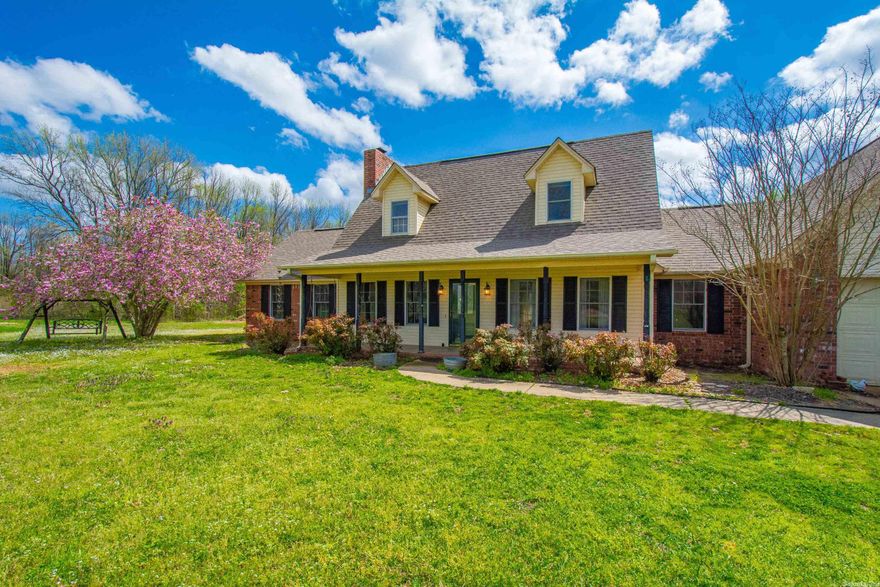 Turn key Equestrian Property, Beautiful home in the country yet close to Little Rock.  Property has 4 spacious bedrooms, 2.5 baths 2 car garage,,Above ground pool and hot tub. Kitchen and eating area great for family. All appliances do. conveyAlso Wood burning insertHuge 36X60 barn, ready for your livestock. 24 acres of both pasture and woods with pond. Fenced and cross fenced with equestrian/ATV trails.  Large open carport and 16X20 storage building. Bring your family and come enjoy the countryside.