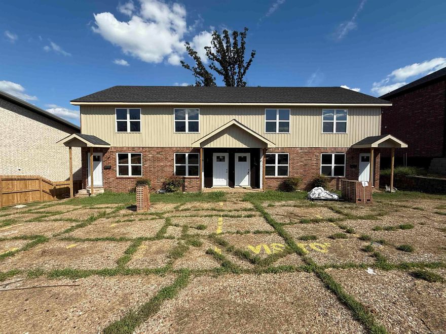 This 4-unit townhouse building presents a compelling AS-IS sale opportunity for investors or developers seeking to capitalize on the current market. Originally damaged by the March 2023 tornado, the property has undergone substantial renovations by the current owner, including full reframing, new siding and brickwork, a replaced roof, updated windows and doors, newly constructed back decks (to be stained), fencing, and thorough cleanup and removal of tornado debris. A discounted contract is in place for the installation of a sprinkler system, adding further value. With other townhomes in the area already renovated and achieving full rental potential, this property offers a blank canvas for transformation into high-demand rental units or a profitable investment. Current market rents for similar units are approximately $1350 to $1500 per unit. Sold AS IS, WHERE IS, NO PROPERTY DISCLOSURE—this is a rare chance to create lasting value through strategic restoration.