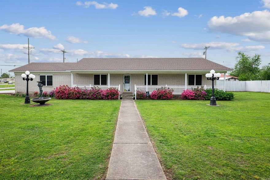 Welcome to 1303 Magnolia Avenue in Walnut Ridge! This 1,757 sq ft home in the Colonial Acres Subdivision sits on two city lots in a desirable corner location, offering extra space and privacy. Conveniently located near the hospital, clinics, pharmacy, dentist, salon, and stores, it’s perfect for everyday living. Inside, neutral tones create a bright, welcoming atmosphere. The kitchen features oak cabinets and plenty of space for cooking and gathering, while the large living room provides a comfortable spot to relax. All three bedrooms are generously sized, and the screened-in back porch overlooks a fully privacy-fenced yard—ideal for enjoying the outdoors year-round. The covered front porch adds charm and a great spot for morning coffee. Additional highlights include a two-car attached garage, a laundry room, and a backyard grill for weekend cookouts. A great mix of comfort, space, and convenience—ready for its next owner!