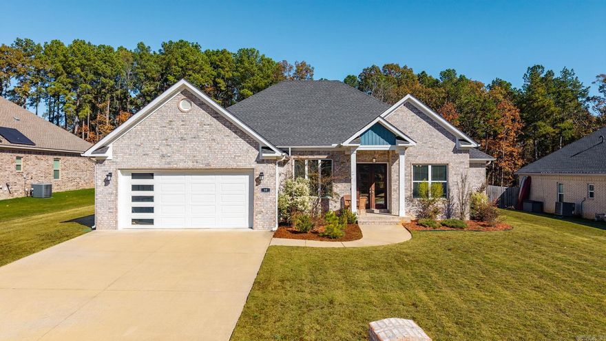 Welcome to Sienna Lake! This hidden jewel of a community is an easy commute to downtown Little Rock, yet surrounded by nature.  Built in 2020, this custom 1-level home blends modern style with comfort, offering 4 bedrooms & 2 ½ baths in a thoughtfully designed layout. Open floor plan, perfect for entertaining. Beautiful eat in kitchen with granite countertops, large breakfast bar, stainless appliances & walk-in pantry. Oversized family room with gas fireplace & built-ins. Lovely hardwood floors throughout living areas, carpet in the bedrooms. Primary bedroom features walk in shower, jetted tub & 2 walk-in closets with built-ins. The backyard offers your own private space for outdoor living, complete with a covered patio and fenced in yard. Other highlights include: 2-car garage, energy-efficient windows and HVAC & tankless HWH. Enjoy the community amenities of the lake, nature trails, pool, clubhouse, workout room & tennis courts. Conveniently located just minutes from I-430. Don’t miss your chance to make this home yours!