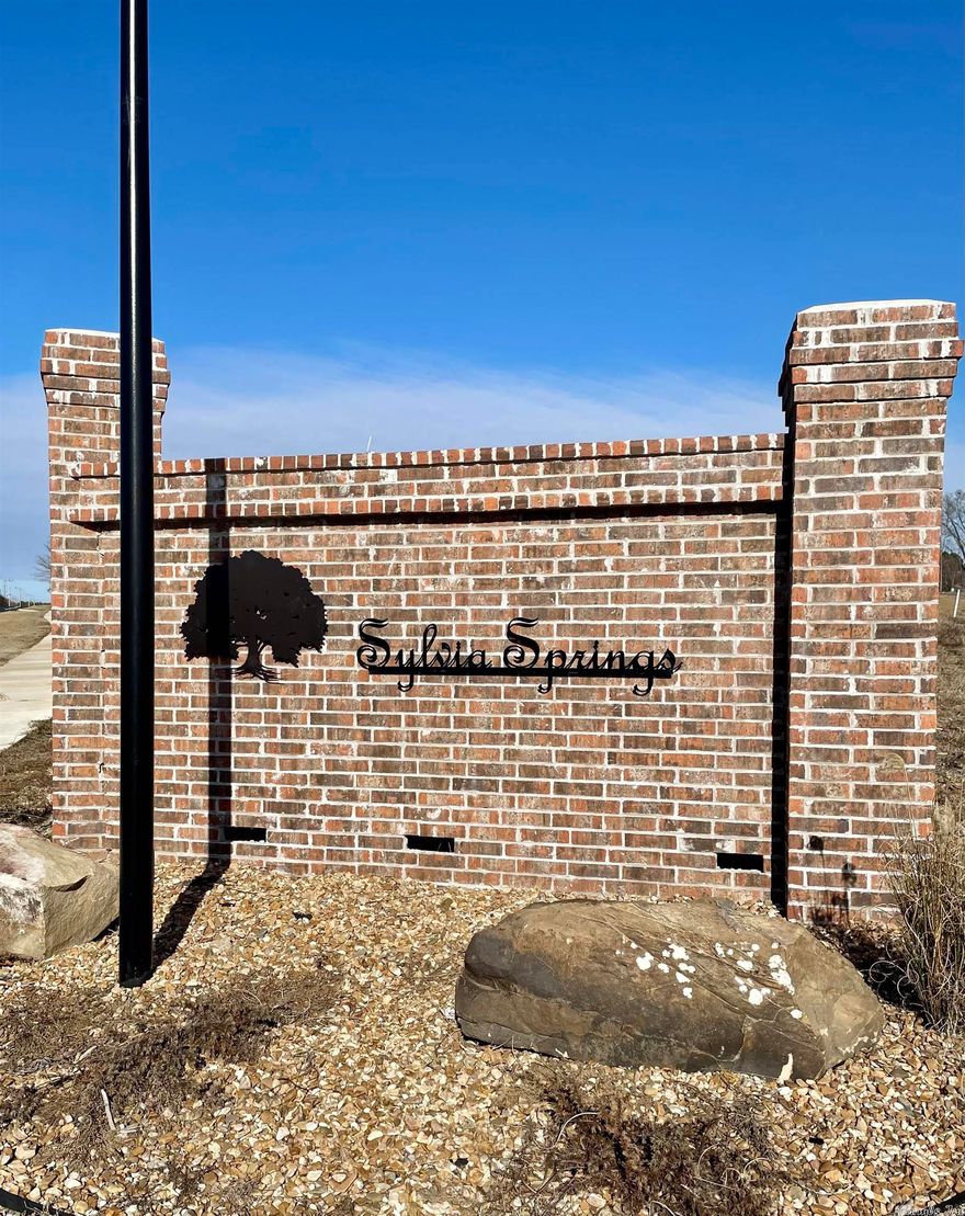 New subdivision Sylvia Springs in Conway. Pick your own builder. Beside the walking trail close to shopping and restaurants. Utilities with Conway Corp.