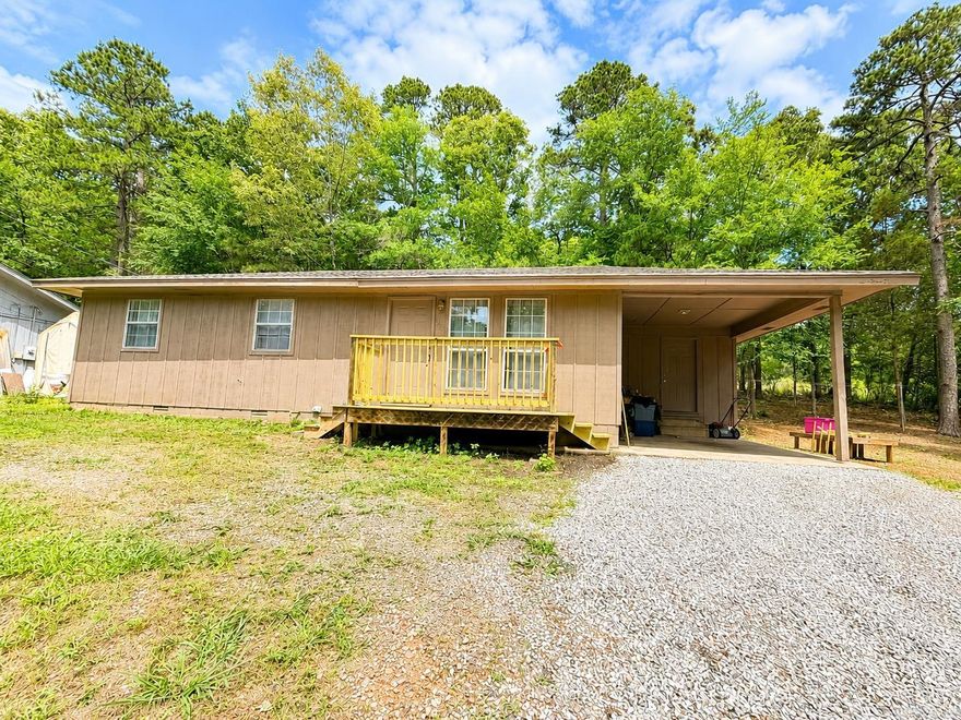 Updated 3 bedroom, 1 bathroom home in the heart of Perryville, AR! Sits on .4 acres with tons of privacy and trees to the back. Deer have been seen from the dining room windows. Recently remodeled!! Including (but not limited to) NEW ROOF with 30 year architectural shingles, NEW HVAC, NEW water heater, NEW flooring, NEW stove and NEW refrigerator. This property qualifies for 0% down payment USDA loan. Ask your lender!!  This home is all electric. Fiber internet is available here if you want to stream or work from home. Property will be sold in as-in condition. Seller has no known defects to disclose and intends to sell the property as-is. Inspections are welcomed and encouraged so buyers can make a fully informed decision.