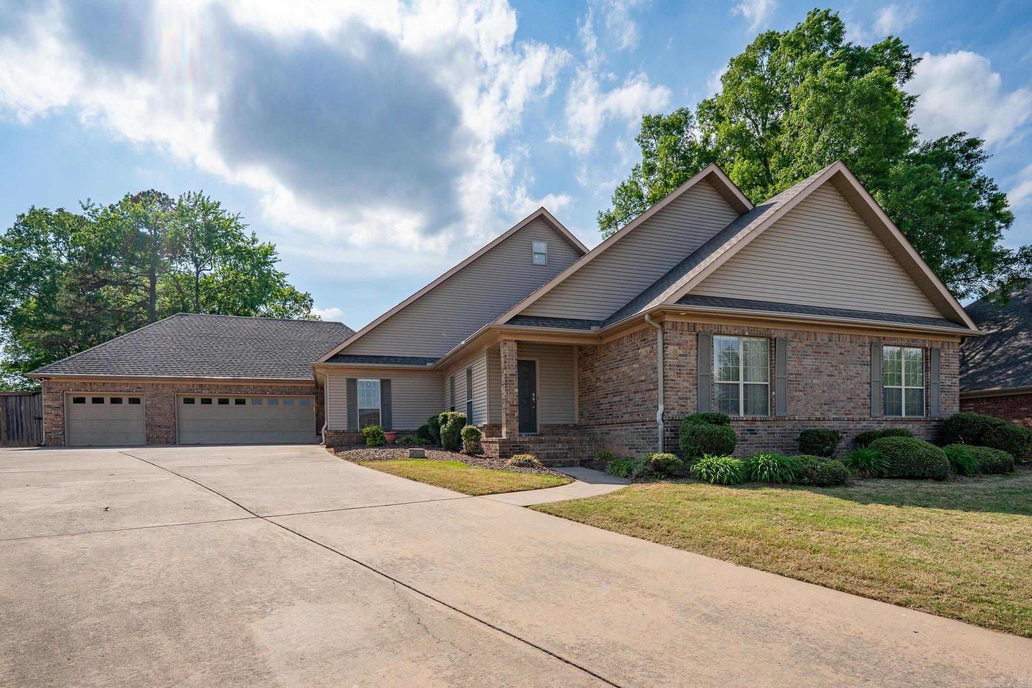 Beautiful custom built home one owner split floor plan primary bedroom, separate walk in shower, jacuzzi tub, separate vanities and a 10'X11' walk-in-closet. Open concept living area with remote control gas fireplace, 7 channel surround sound speakers system with amplifier & 5 listening zones around home stainless steel appliances in kitchen, custom cabinets with pull outs, and breakfast bar in kitchen with pullouts. Large lot 8 foot privacy fence sprinkler system 16X30 inground pool and large covered patio. 22'X24' two car garage, attached 30'X12' boat storage or shop and 11'x15' pool entry from garage with garage door. 10 plus car parking in driveway. New shingles 2024, new water heater & fridge. Unfinished bonus room upstairs through laundry room 342 sq feet.