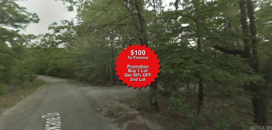 Buy one lot and get 50% off an additional lot! Owner-finance for easy terms. Cash buyers can pay by debit or credit card as well. Nice lot to develop or hold for future value. Public water and electric are available to run to property and will need septic. Owner/agent. No mobiles allowed. 1000 minimum build size on any other type of home, depending on subdivision. Finance is $100 down and 10 months at $109 and closing costs are included. Lots marked with red banner are part of promotion. No limit on lots. Buyer responsible for any/all taxes and lots sold "as-is". Quit claim deed conveys. Parcel ID# 350-19526-000