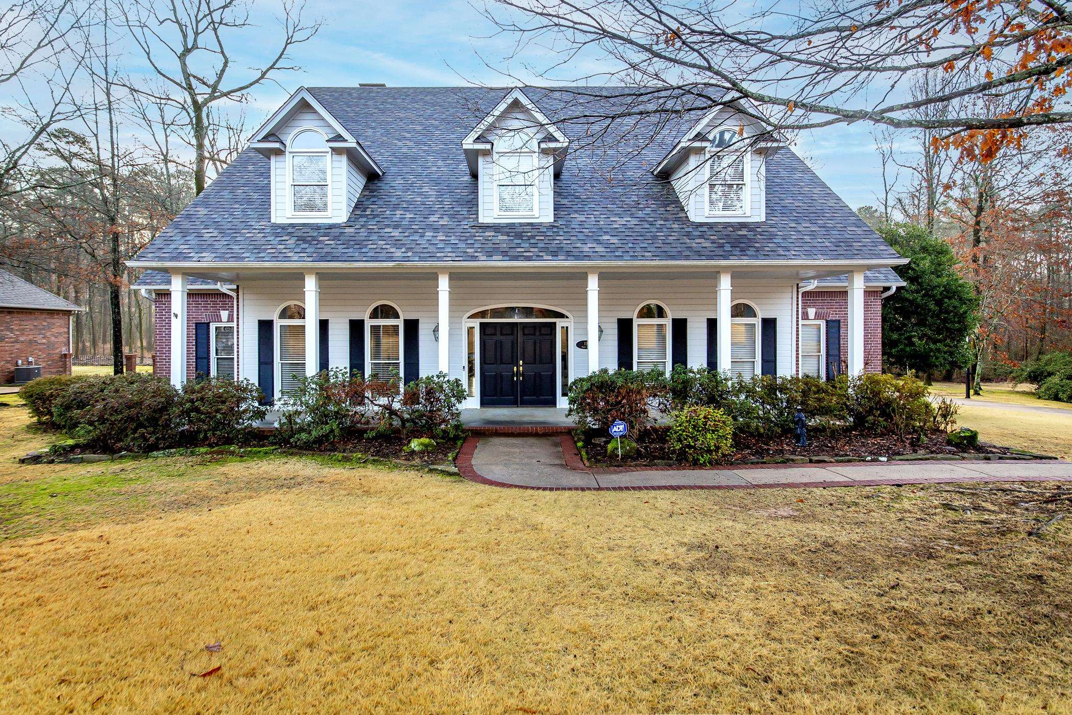 Imagine enjoying the large front porch of this home in the desirable LaMarche subdivision. With over 4,800 square feet, this property has plenty of space for a large family and more than enough storage for everyone. The large kitchen has an oversized breakfast bar that can easily seat 8-10 and still have room for a large table. The primary bedroom is on the first floor and features a private office and large bathroom with two walk-in closets. Take the front or rear staircase upstairs to find even more space for the whole family. There are three spacious bedrooms with walk-in closets with Jack and Jill or private bath access. Just down the hall is a bonus room or optional fifth bedroom. The flex space above the garage and two floored attic spaces will ensure all of your storage needs are met. This dream home sits on a large, private lot and backs up to green space while having the convenience of city living. Don't miss out on your chance to make this beautiful home your own and start enjoying all it has to offer.