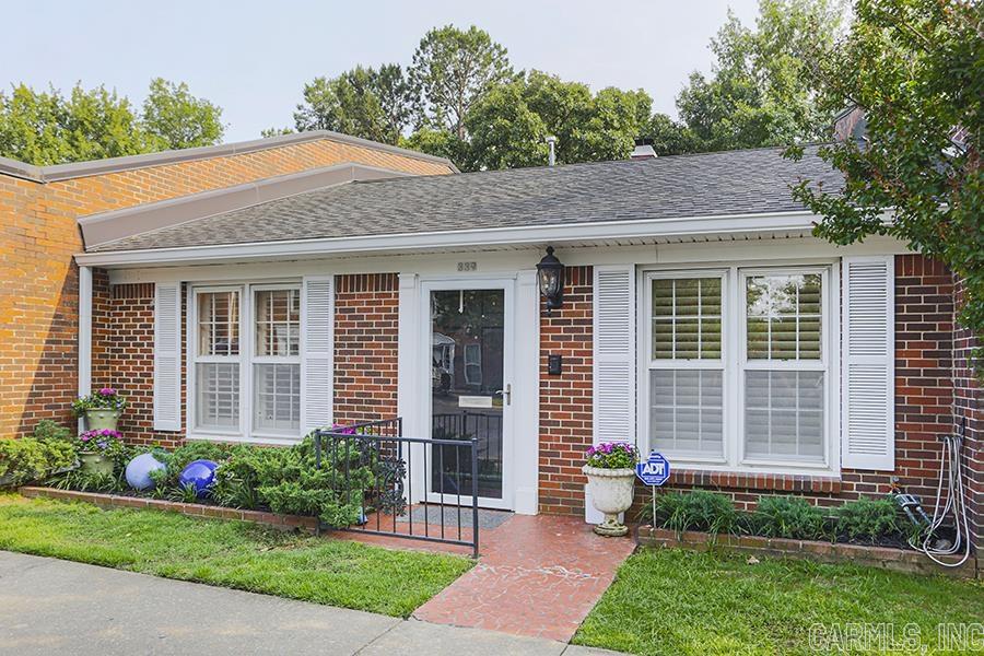 Excellent opportunity to own a one level condo in one of Little Rock's most iconic condominium communities! This lovely home has been beautifully remodeled & features soothing colors, a wonderful kitchen with granite countertops, new HVAC (2020) system, fireplace with gas logs, plantation shutters, travertine floors throughout, & much more! The primary bedroom is very large and has a lovely updated bath. And the second bedroom could also be a great office or a cozy den. The POA dues cover grounds, water, trash pickup, exterior maintenance, insurance, and termite policy. There is also a pool, tennis court, and a club house for the use of residents. Life is easy at Cambridge Place! No sign. See agent remarks.