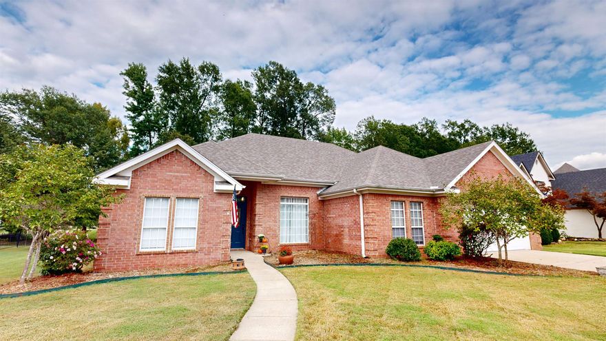 How would you update this home to suit your taste? *Up to $10,000 seller credit available to make it shine! This one-owner, move-in ready home flexes for a 4th bedroom, nursery or a fantastic office setup. ONE LEVEL and EASY entry. Large covered back porch overlooking the 11th fairway. Spacious rooms with plenty of closet and storage, high ceilings, and lots of room for activities! Many new updates worth seeing in person. Picture yourself with your family enjoying the winter weather surrounding the cozy fireplace! Take a virtual tour NOW and then call to schedule a personal tour! https://my.matterport.com/show/?m=8BJeQhHGueJ&brand=0