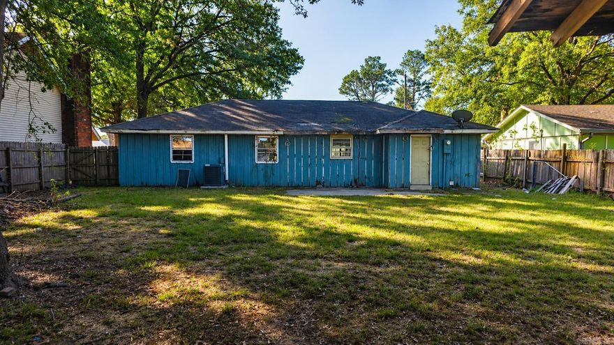 Great opportunity to own this 3-bedroom, 1-bath As-Is single-family home offering approximately 1,212 sq ft on a spacious lot. Located in well-established subdivision, property offers solid layout, good lot size, and strong upside potential. Ideal for fix-and-flip, buy-and-hold, or first-time buyer willing to add personal touches.  Seller financing available, providing a flexible path to ownership.