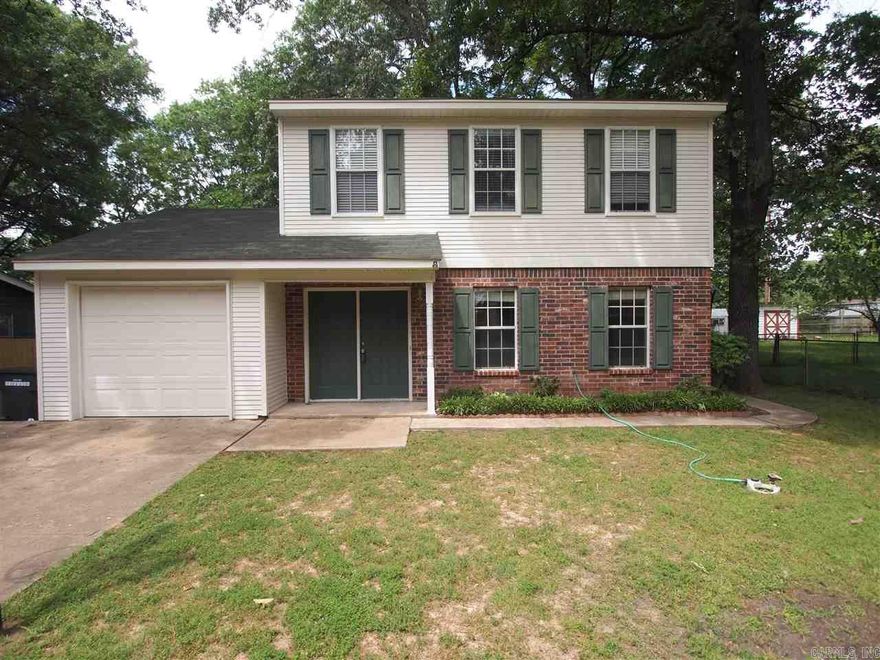 Charming Two Story Traditional Style Home. 3 Bedroom/3 bathroom with a spacious kitchen leading into the family room. It has a one car garage. Nice deck on the back with a extra storage shed. Communtiy pool nearby. Close to great school district.