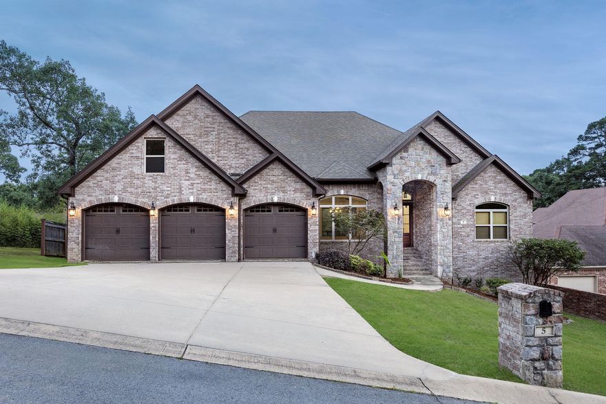 5 Pine View Place ā where comfort, style, and efficiency come together! Tucked away on a quiet cul-de-sac, this impeccably maintained 4-bedroom, 3-bath home offers a 3-car garage and a spacious, open layout designed for everyday living and effortless entertaining.All bedrooms are conveniently located on the main level, with two inviting living areas that make hosting or relaxing easy. The chef-inspired kitchen features double ovens, a generous breakfast bar, and a seamless flow into the den, hearth room, and breakfast nookāthe true heart of the home. Upstairs youāll find a versatile game room and a bonus space perfect for a home office, craft room, or play area. Step outside to a private, tree-lined backyard with a deck ideal for morning coffee or evening gatherings under the stars.Additional features include a walk-out attic, sprinkler system, and solar panels that keep annual electric bills impressively lowātypically just $600ā$700 per year! Youāll also love the unfinished space beneath the home, perfect for a future workshop or storage area with high ceilings. New Mini-split installed Oct. 2025