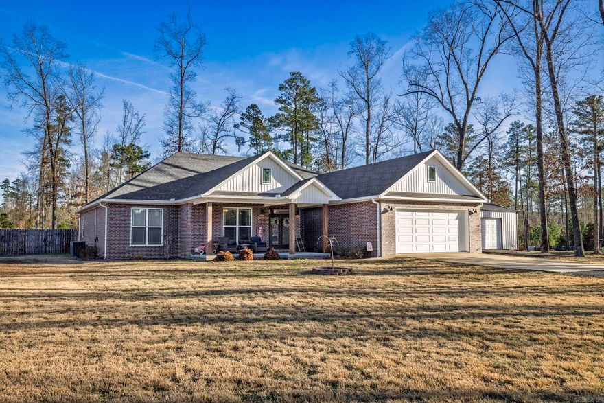 If you’ve been looking for space to spread out and truly feel at home, this one checks all the boxes! Nestled on a little over 3.5 acres in a highly desirable area, this 4-bedroom, 2-bath home offers the perfect mix of comfort, privacy, and room to grow. All bedrooms are all generously sized, making them perfect for family, guests, or even a home office. The master suite is a true retreat, featuring plenty of room to relax, master bath comes with a custom tiled shower, soaker bathtub, split vanities, and a large walk-in closet you’ll appreciate every day. The fenced backyard is ideal for kids, pets, or weekend gatherings. Need extra space for projects or hobbies? The 30x30 shop has you covered, plus there’s an additional storage building for all the extras. With wide-open acreage, functional outbuildings, and a layout designed for everyday living, this property offers the kind of space and freedom that’s hard to find. Welcome Home!!