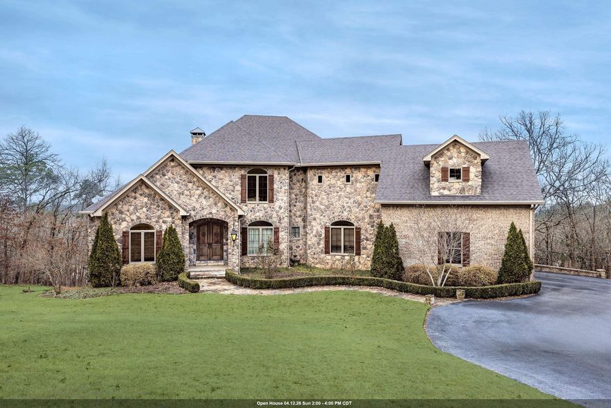 This stunning custom-built estate, featured in Soirée Magazine as one of Little Rock’s most beautiful homes, sits on 5 private cul-de-sac acres with breathtaking views of Pinnacle Mountain. Spanning over 6,700 square feet, this 5-bedroom, 4-bath residence blends luxury and efficiency with geothermal heating and cooling, superior foam insulation, on-demand hot water, and a fire suppression system. Exceptional craftsmanship shines through wood beams, extra-wide solid oak floors, alder vanities and built-ins, custom cabinetry with integrated TV and spice storage, and a rich double-stain finish on moldings and doors. The gourmet kitchen opens to expansive living areas filled with natural light from Pella wood/clad windows. The lower level features polished concrete floors, a bar, wine cellar, bonus spaces, and a separately ducted workshop with added storage and a Fema Safe room.  Outdoor living impresses with stamped concrete patios, screened porch with fireplace, gazebo, vineyard, irrigation, brick-and-rock exterior, cedar accents, and thoughtful details like auto-shades, exterior timer lighting, and a generator plug. Schedule your private showing today.