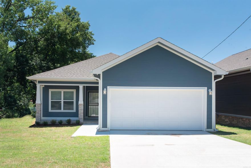 Brand new home with awesome floorplan.  Five star energy rated.  Super durable Hardie board siding.  Includes stove, microwave, refrigerator, dishwasher, washer, dryer, blinds and security system. Two car garage.   Privacy fenced to be installed.  This home offers a subsidy to assist with down payment and closing costs.  Income limits apply.  Buyer DOES NOT have to be a first time homebuyer.  See agent remarks.  NOTE:  Taxes are based on land only.