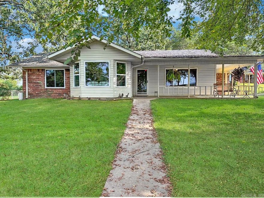 This property features beautiful scenic mountain views, four barns, updated flooring, windows and granite countertops. Not to mention lots of storage spaces. Largest barn is 43x35 and has electric. Skylight in primary bathroom for that great lighting. This farmhouse has wraparound porch and 2 car garage. Country living at its best!