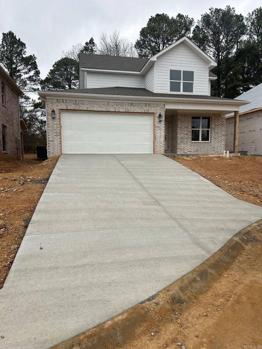 New construction 3-bedroom, 2.5-bath two-story home nestled on a quiet cul-de-sac in a charming small subdivision. This home features a welcoming front porch and a cozy fireplace in the main living area. The open-concept kitchen and dining combo offers a functional layout perfect for everyday living. Conveniently minutes from the interstate, shopping, and restaurants. A perfect blend of comfort, style, and location—don’t miss this opportunity!