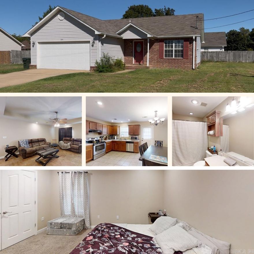 Motivated Seller Priced to sell in Westside School District!! This 3 Bedroom, 2 Bathroom home has 1,314 SqFt and sits on 0.22 +/- of an acre. Open Floorplan and acid stain flooring. New Roof in 2021. A/C unit recently serviced.  Call to set a showing today!!